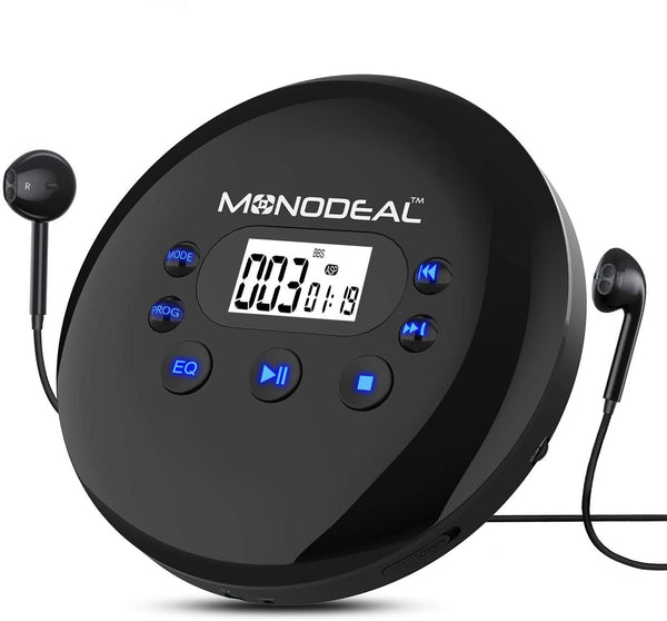 Monodeal MD102 CD Player Anti-Skip/Anti-Shock Small Music CD